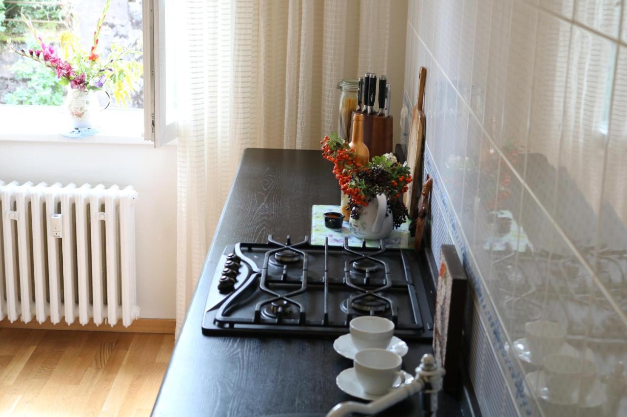 Retro Big Apartment With Two Balconies And Lift Karlsbad Buitenkant foto